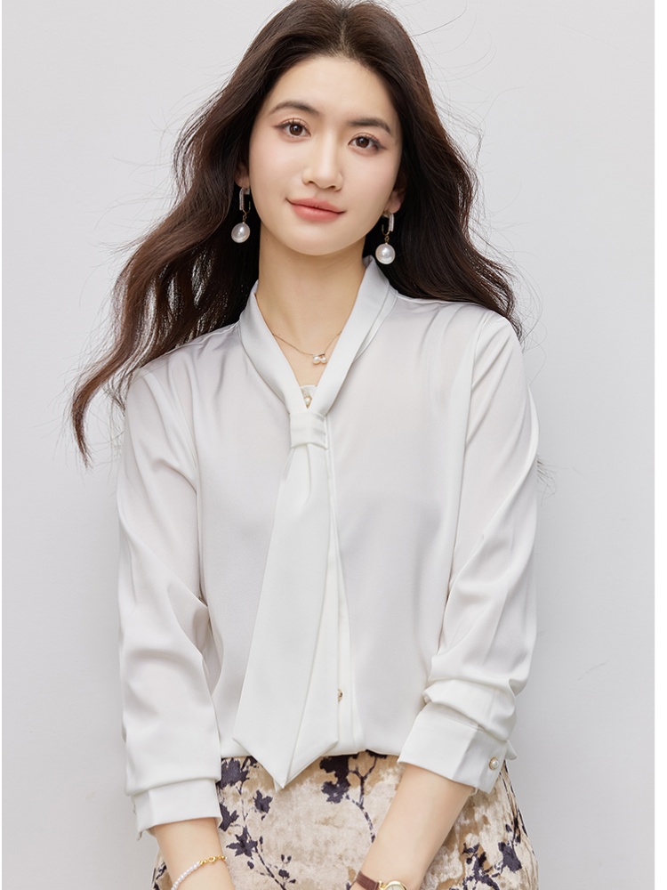 Niche fashion shirt long sleeve profession tops for women