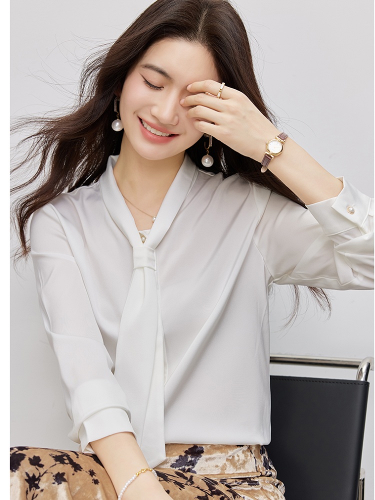 Niche fashion shirt long sleeve profession tops for women