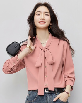 Pure spring shirt fashion chiffon tops for women