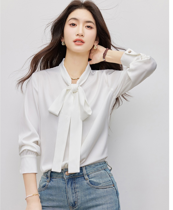 Pure spring shirt fashion chiffon tops for women