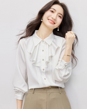 Spring Korean style fashion all-match shirt for women
