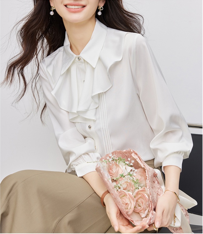 Spring Korean style fashion all-match shirt for women