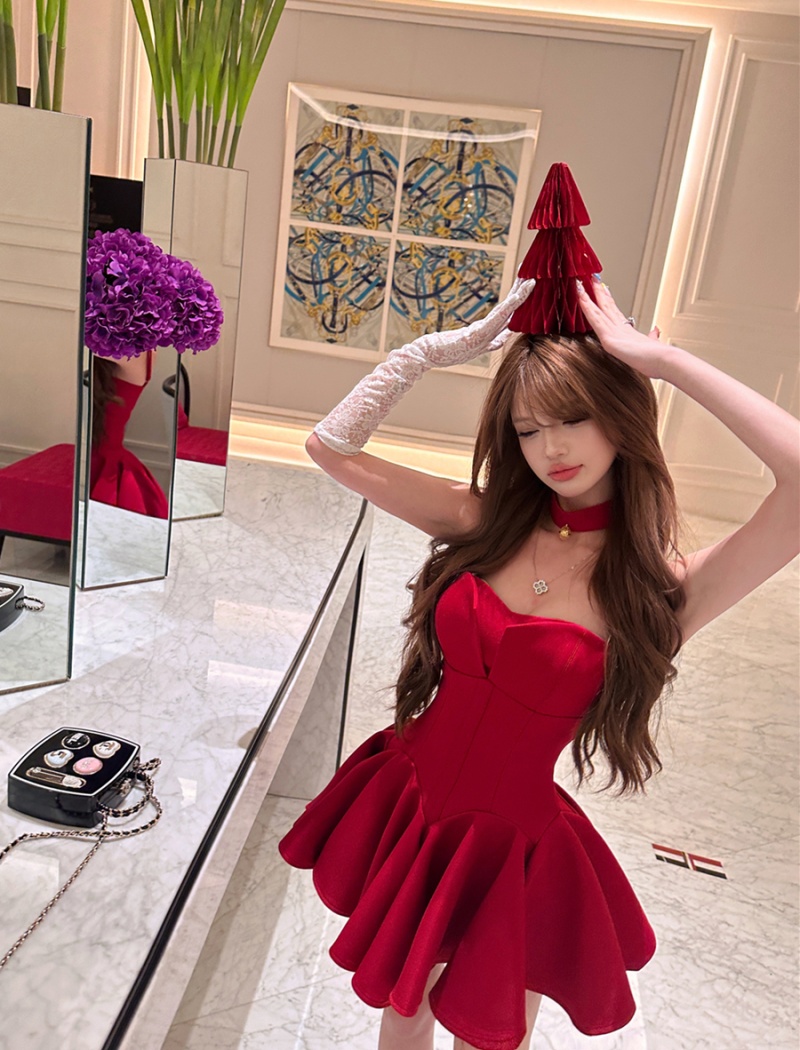 Slim spring France style spicegirl dress for women