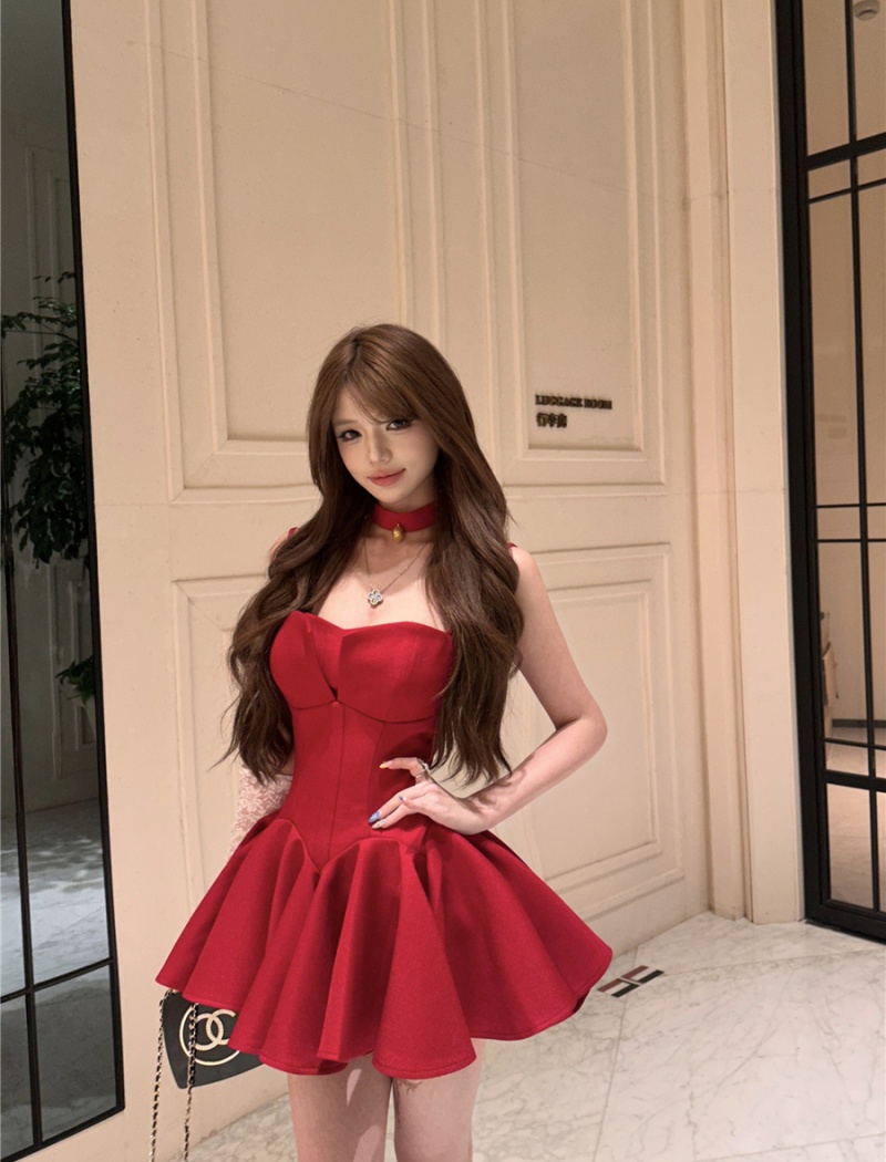 Slim spring France style spicegirl dress for women