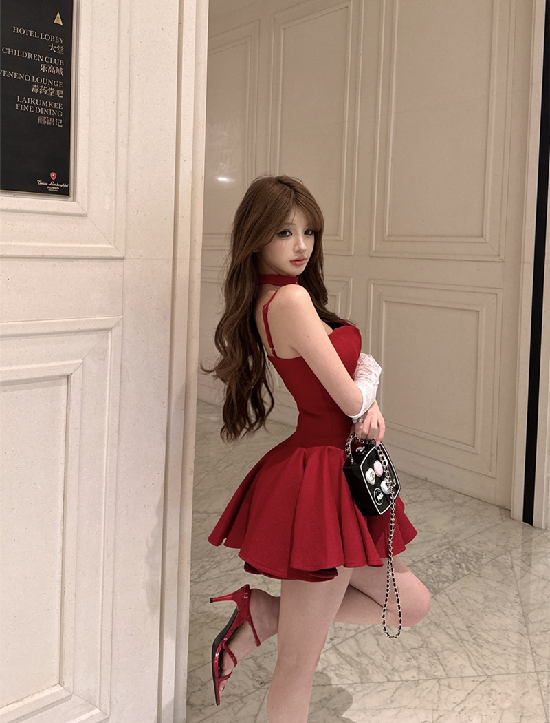 Slim spring France style spicegirl dress for women