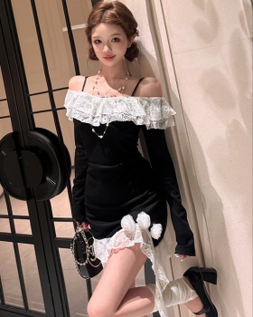 Spicegirl sexy spring fashion long sleeve dress