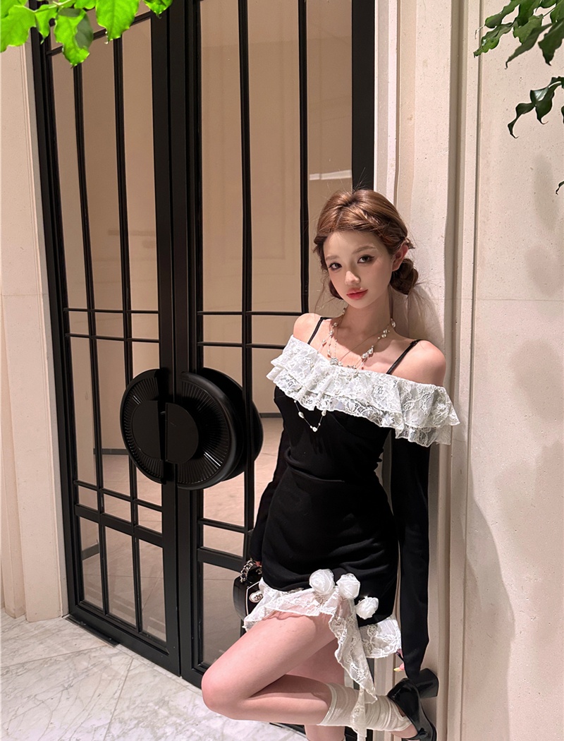 Spicegirl sexy spring fashion long sleeve dress