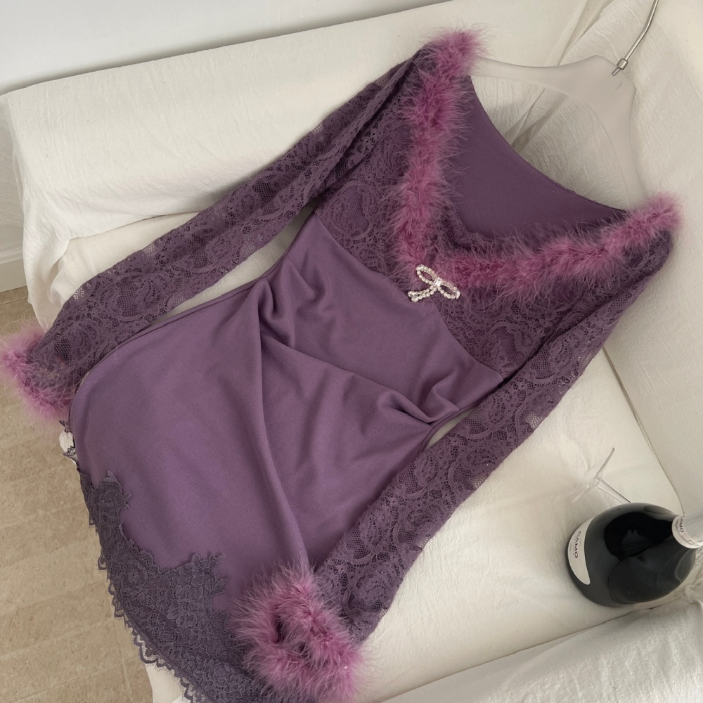 Fashion temperament slim enticement dress