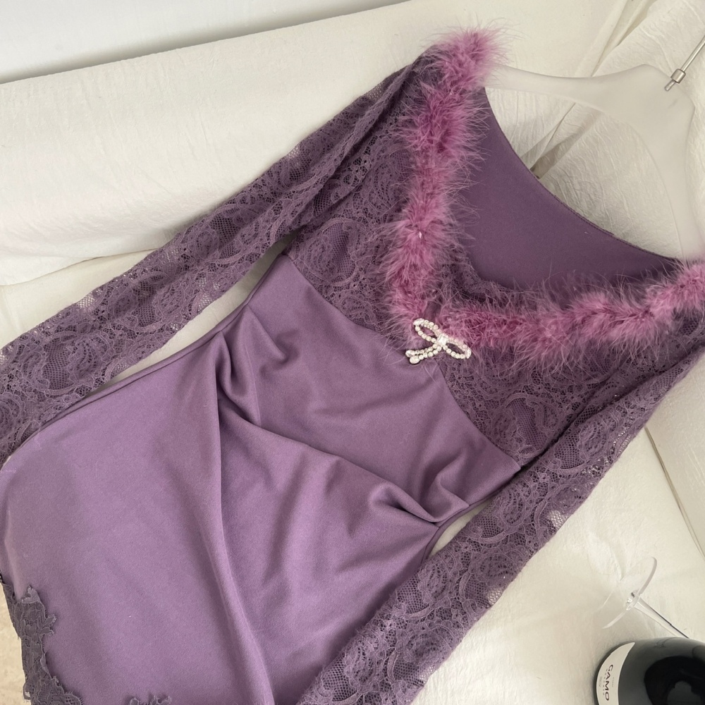 Fashion temperament slim enticement dress