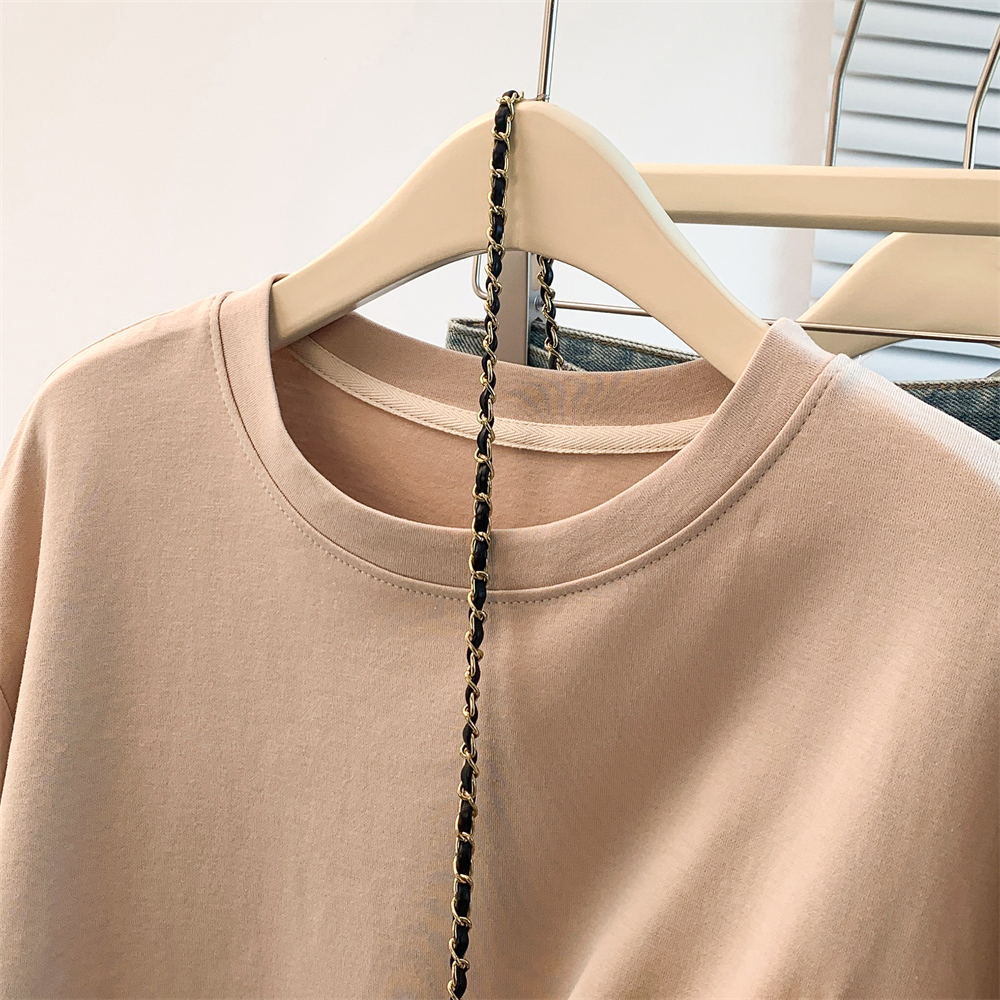 Casual splice T-shirt autumn and winter hoodie for women