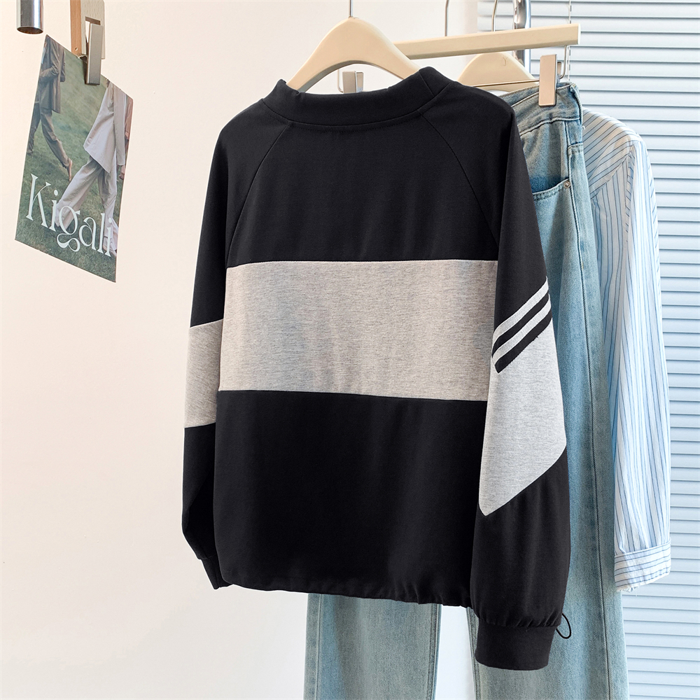 Casual pullover hoodie college style show young T-shirt