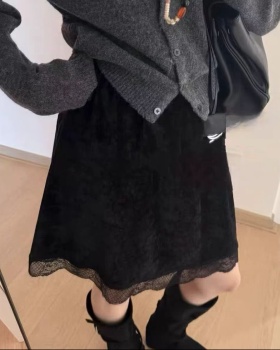 Splice Casual skirt A-line simple short skirt for women