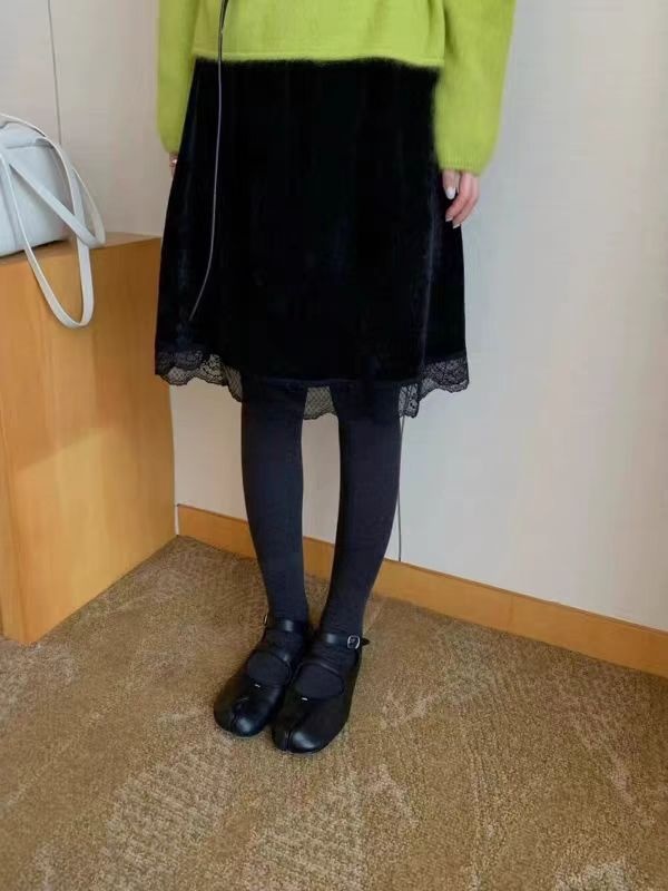 Splice Casual skirt A-line simple short skirt for women