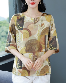 Western style tops spring and summer T-shirt for women