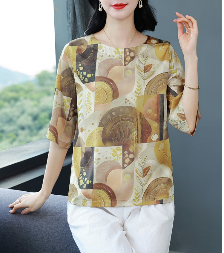 Western style tops spring and summer T-shirt for women