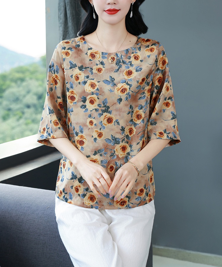Western style tops spring and summer T-shirt for women