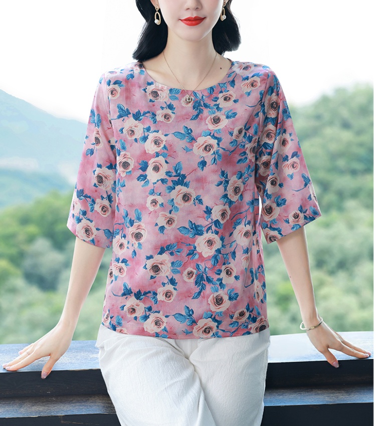 Western style tops spring and summer T-shirt for women