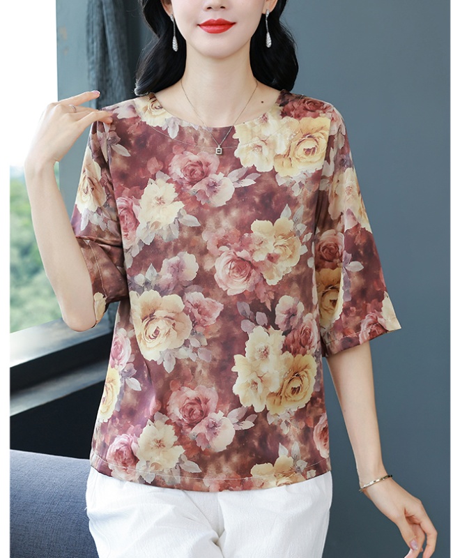 Western style tops spring and summer T-shirt for women