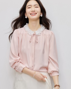 Temperament all-match small shirt autumn shirt for women