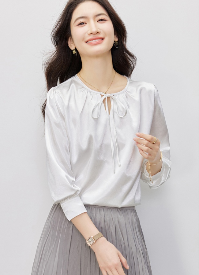 Western style long sleeve small shirt niche shirt for women
