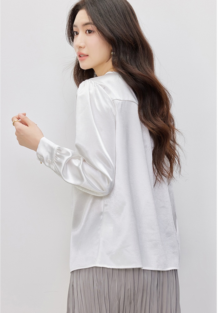 Western style long sleeve small shirt niche shirt for women
