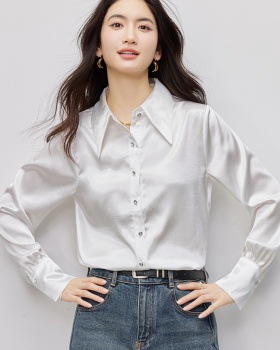 Spring Casual small shirt long sleeve shirt for women