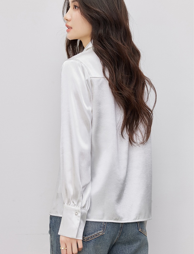 Spring Casual small shirt long sleeve shirt for women