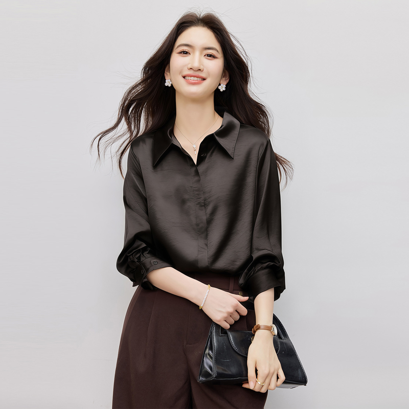 Spring temperament shirt fashion simple tops for women