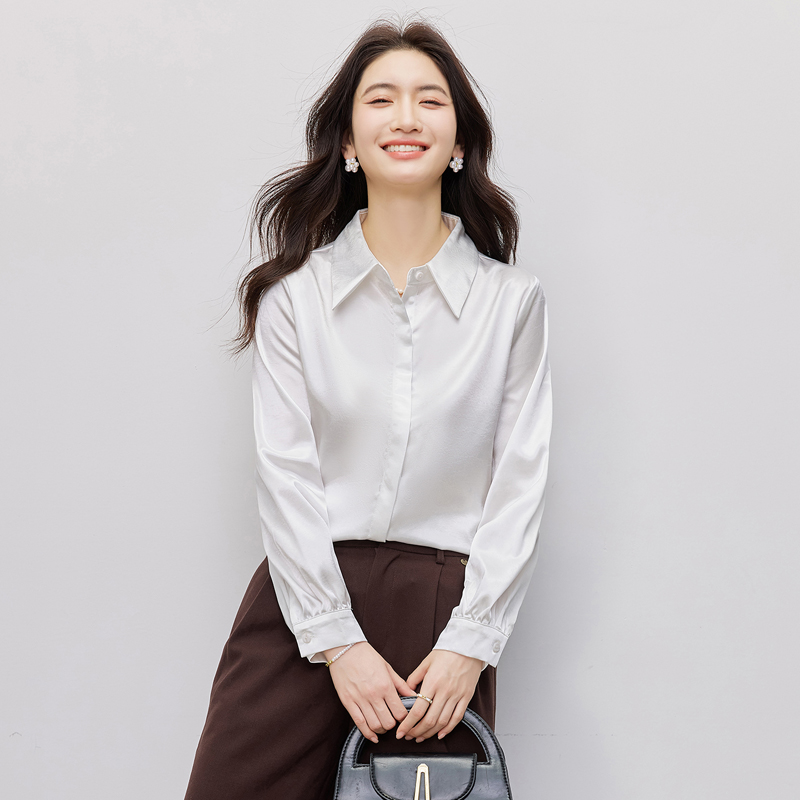 Spring temperament shirt fashion simple tops for women