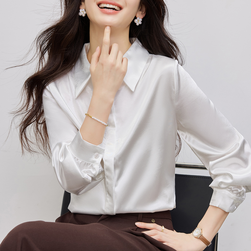 Spring temperament shirt fashion simple tops for women