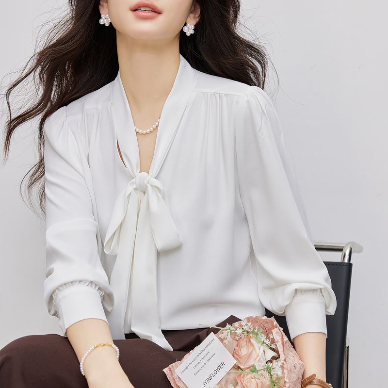 Casual spring niche shirt frenum all-match small shirt for women