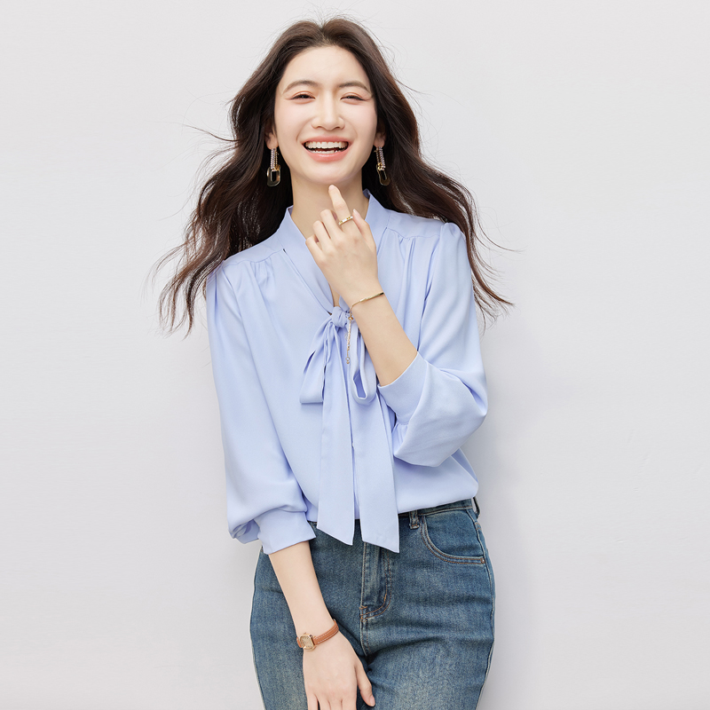 Casual spring niche shirt frenum all-match small shirt for women