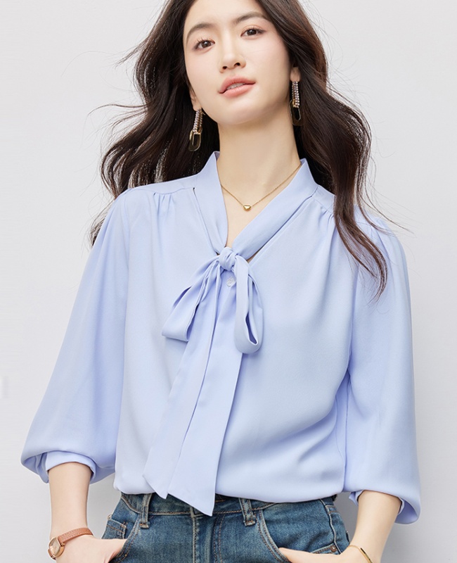 Casual spring niche shirt frenum all-match small shirt for women