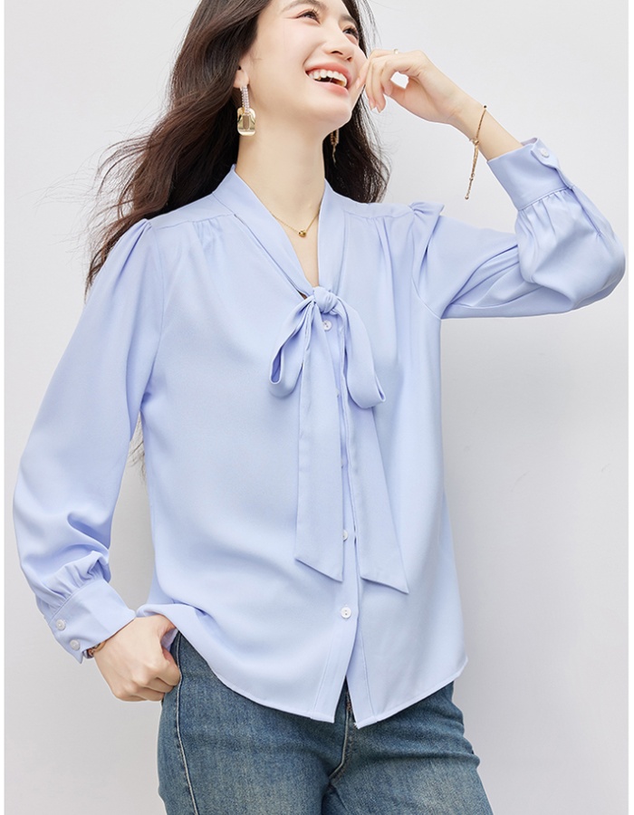 Casual spring niche shirt frenum all-match small shirt for women