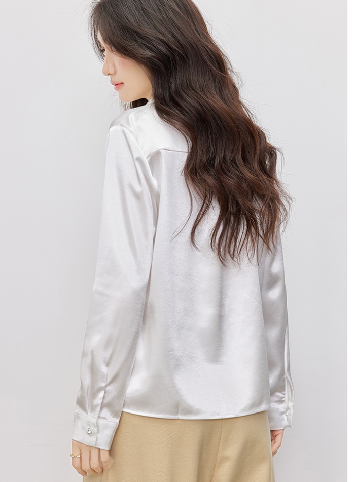 Casual simple small shirt show young shirt for women