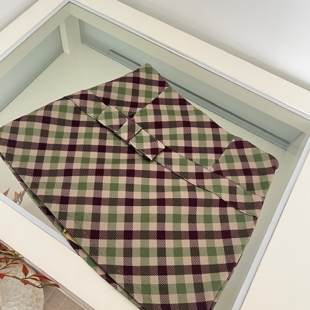 Christmas winter skirt plaid short skirt