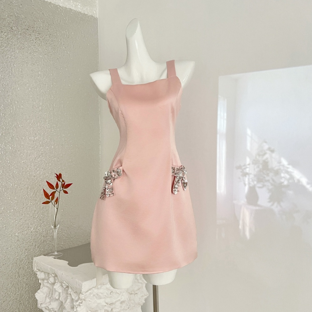 Temperament slim niche dress