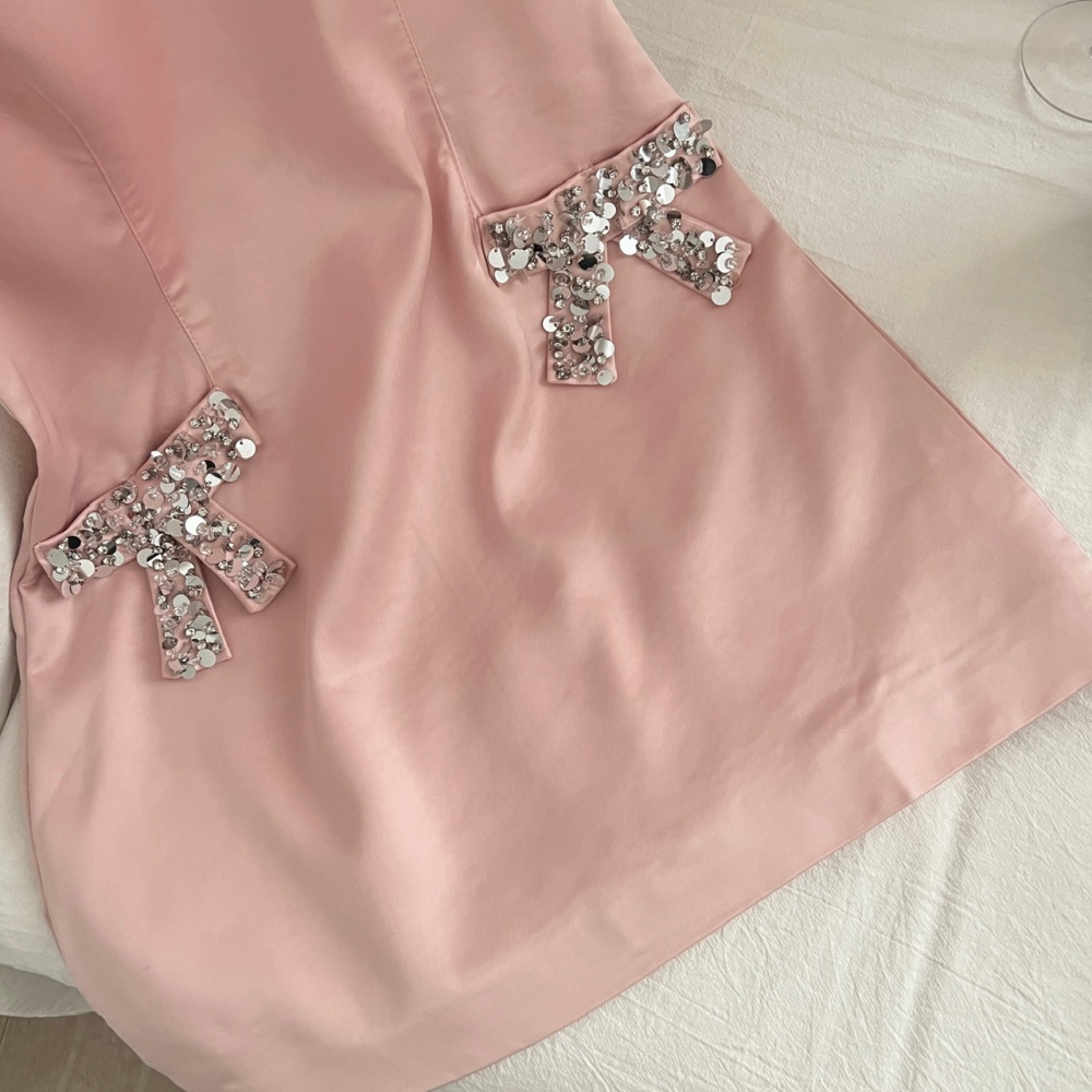 Temperament slim niche dress