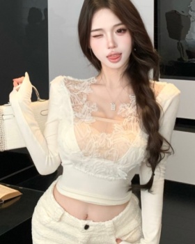 Sexy tops inside the ride bottoming shirt for women