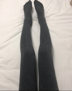 Vertical stripes conventional plus velvet thick leggings