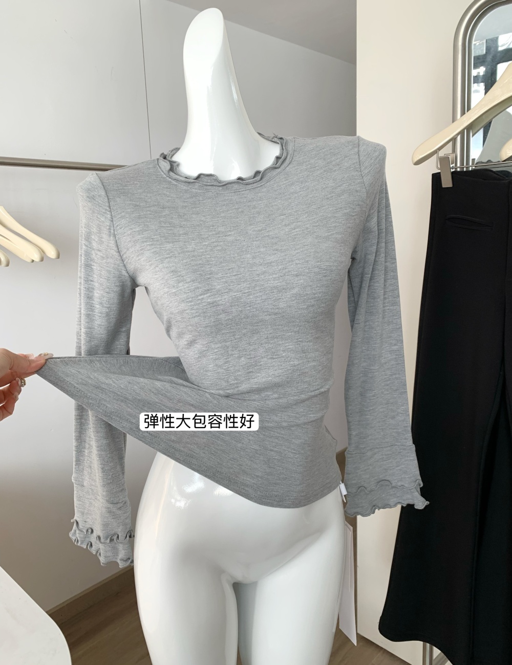 Pullover inside the ride T-shirt slim comfort tops