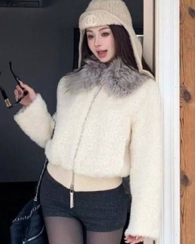 Clip cotton all-match tops winter coat for women