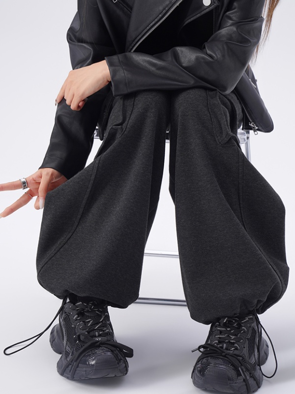 Wide leg fashion sports pants Casual spring long pants