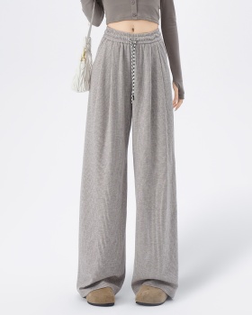 Mopping spring pinstripe pants for women