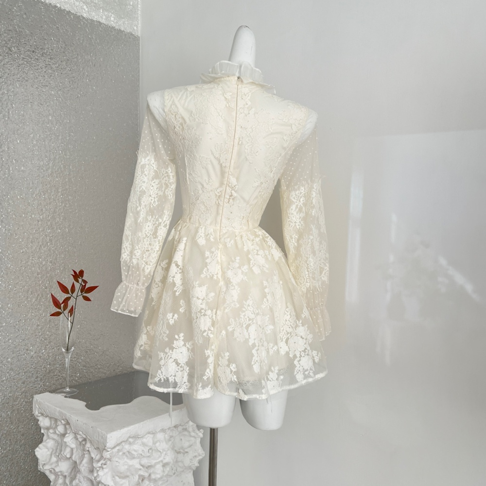 Sweet princess sweetheart fish plus velvet dress for women