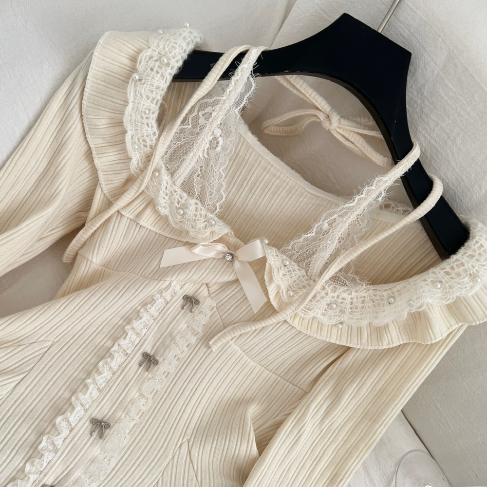 Winter slim short skirt fashion tops a set