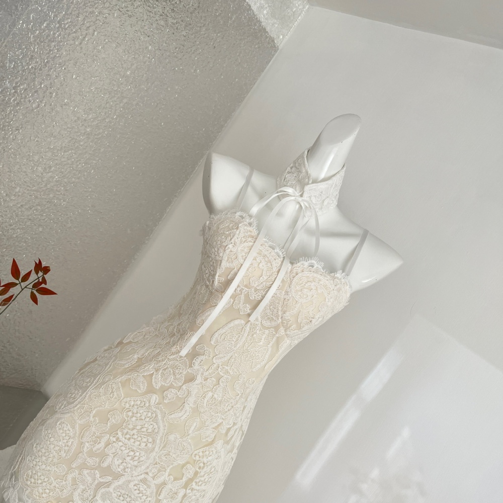 France style wrapped chest sling dress for women