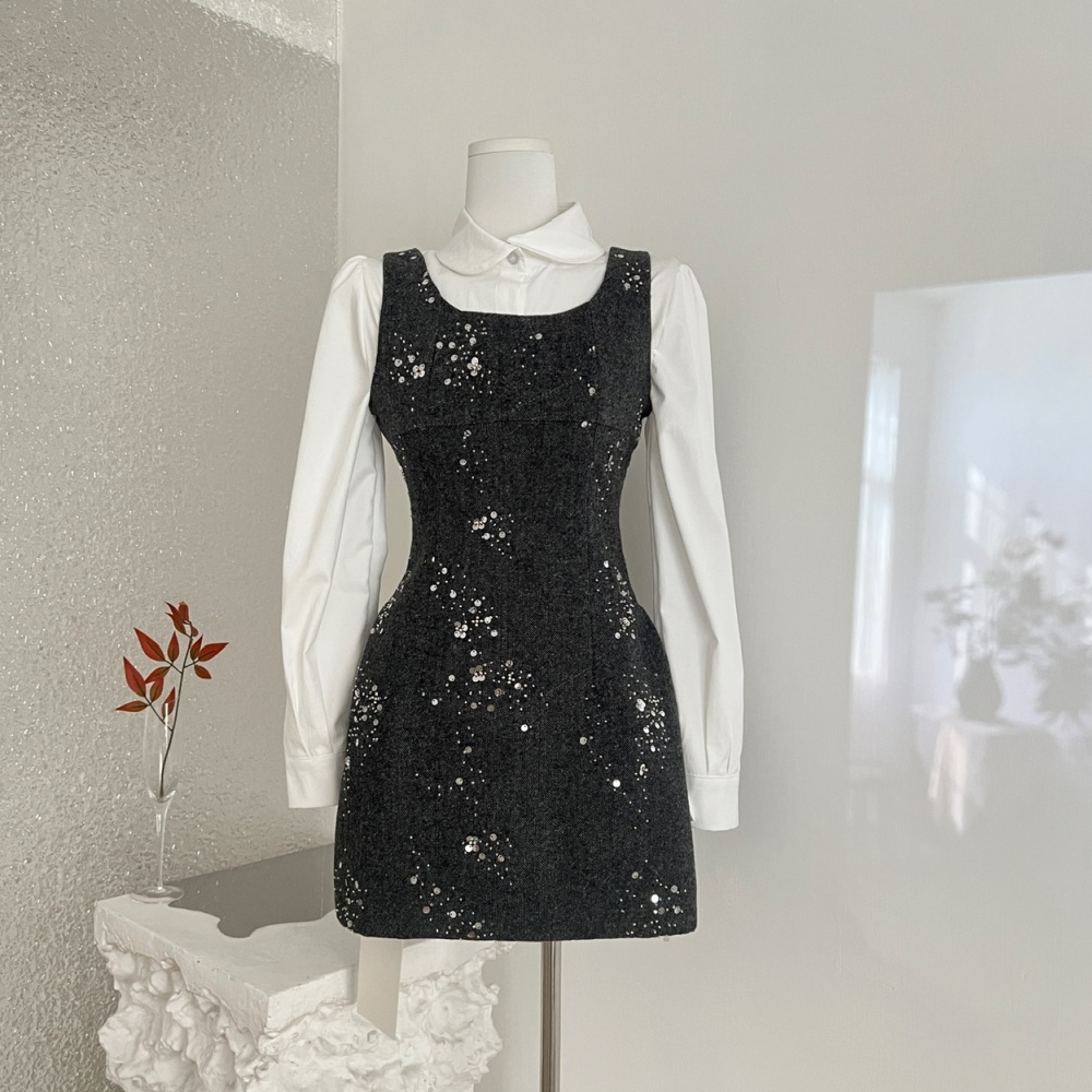 Lantern sleeve tops shirt a set for women