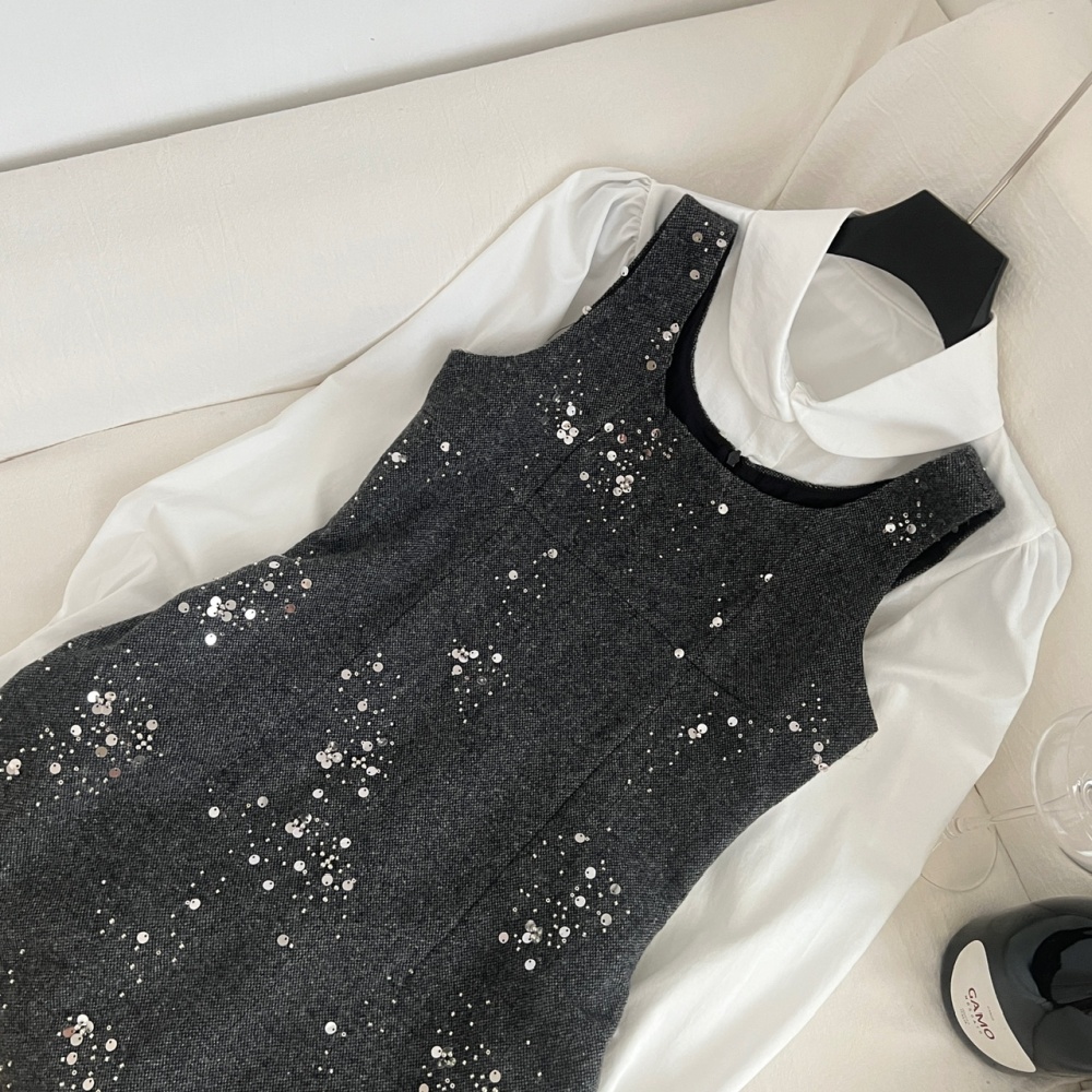 Lantern sleeve tops shirt a set for women