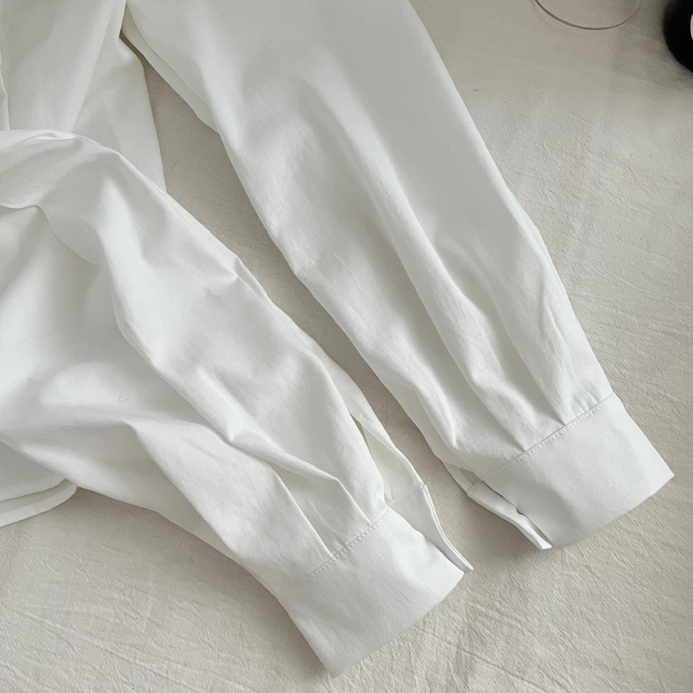 Lantern sleeve tops shirt a set for women